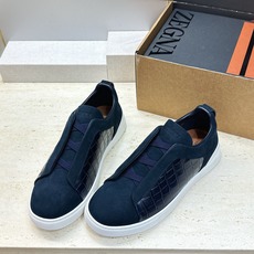 (仅男码) Zegna TS-SECONDSKIN 经典商务弹力交叉松紧带舒适休闲男鞋 杰尼亚TriPle Stitc (仅男码) Zegna TS-SECONDSKIN 经典商务弹力交叉松紧带舒适休闲男鞋 杰尼亚TriPle Stitc