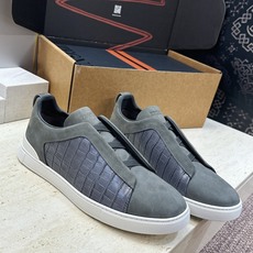 (仅男码) Zegna TS-SECONDSKIN 经典商务弹力交叉松紧带舒适休闲男鞋 杰尼亚TriPle Stitc (仅男码) Zegna TS-SECONDSKIN 经典商务弹力交叉松紧带舒适休闲男鞋 杰尼亚TriPle Stitc