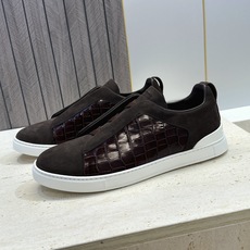 (仅男码) Zegna TS-SECONDSKIN 经典商务弹力交叉松紧带舒适休闲男鞋 杰尼亚TriPle Stitc (仅男码) Zegna TS-SECONDSKIN 经典商务弹力交叉松紧带舒适休闲男鞋 杰尼亚TriPle Stitc