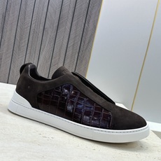 (仅男码) Zegna TS-SECONDSKIN 经典商务弹力交叉松紧带舒适休闲男鞋 杰尼亚TriPle Stitc (仅男码) Zegna TS-SECONDSKIN 经典商务弹力交叉松紧带舒适休闲男鞋 杰尼亚TriPle Stitc