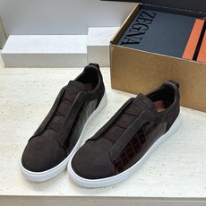 (仅男码) Zegna TS-SECONDSKIN 经典商务弹力交叉松紧带舒适休闲男鞋 杰尼亚TriPle Stitc (仅男码) Zegna TS-SECONDSKIN 经典商务弹力交叉松紧带舒适休闲男鞋 杰尼亚TriPle Stitc
