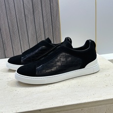 (仅男码) Zegna TS-SECONDSKIN 经典商务弹力交叉松紧带舒适休闲男鞋 杰尼亚TriPle Stitc (仅男码) Zegna TS-SECONDSKIN 经典商务弹力交叉松紧带舒适休闲男鞋 杰尼亚TriPle Stitc