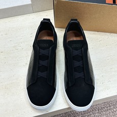 (仅男码) Zegna TS-SECONDSKIN 经典商务弹力交叉松紧带舒适休闲男鞋 杰尼亚TriPle Stitc (仅男码) Zegna TS-SECONDSKIN 经典商务弹力交叉松紧带舒适休闲男鞋 杰尼亚TriPle Stitc