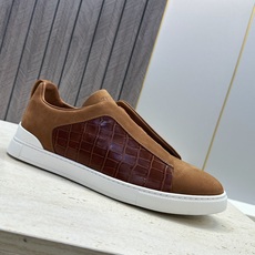 (仅男码) Zegna TS-SECONDSKIN 经典商务弹力交叉松紧带舒适休闲男鞋 杰尼亚TriPle Stitc (仅男码) Zegna TS-SECONDSKIN 经典商务弹力交叉松紧带舒适休闲男鞋 杰尼亚TriPle Stitc