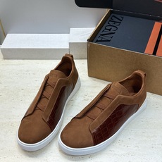 (仅男码) Zegna TS-SECONDSKIN 经典商务弹力交叉松紧带舒适休闲男鞋 杰尼亚TriPle Stitc (仅男码) Zegna TS-SECONDSKIN 经典商务弹力交叉松紧带舒适休闲男鞋 杰尼亚TriPle Stitc