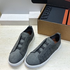 (仅男码) Zegna TS-SECONDSKIN 经典商务弹力交叉松紧带舒适休闲男鞋 杰尼亚TriPle Stitc (仅男码) Zegna TS-SECONDSKIN 经典商务弹力交叉松紧带舒适休闲男鞋 杰尼亚TriPle Stitc