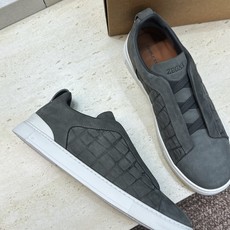(仅男码) Zegna TS-SECONDSKIN 经典商务弹力交叉松紧带舒适休闲男鞋 杰尼亚TriPle Stitc (仅男码) Zegna TS-SECONDSKIN 经典商务弹力交叉松紧带舒适休闲男鞋 杰尼亚TriPle Stitc