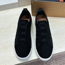 (仅男码) Zegna TS-SECONDSKIN 经典商务弹力交叉松紧带舒适休闲男鞋 杰尼亚TriPle Stitc (仅男码) Zegna TS-SECONDSKIN 经典商务弹力交叉松紧带舒适休闲男鞋 杰尼亚TriPle Stitc