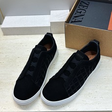 (仅男码) Zegna TS-SECONDSKIN 经典商务弹力交叉松紧带舒适休闲男鞋 杰尼亚TriPle Stitc (仅男码) Zegna TS-SECONDSKIN 经典商务弹力交叉松紧带舒适休闲男鞋 杰尼亚TriPle Stitc