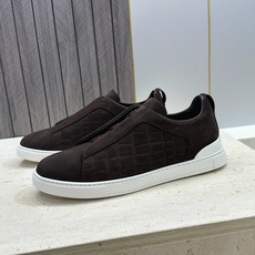 (仅男码) Zegna TS-SECONDSKIN 经典商务弹力交叉松紧带舒适休闲男鞋 杰尼亚TriPle Stitc (仅男码) Zegna TS-SECONDSKIN 经典商务弹力交叉松紧带舒适休闲男鞋 杰尼亚TriPle Stitc