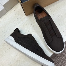 (仅男码) Zegna TS-SECONDSKIN 经典商务弹力交叉松紧带舒适休闲男鞋 杰尼亚TriPle Stitc (仅男码) Zegna TS-SECONDSKIN 经典商务弹力交叉松紧带舒适休闲男鞋 杰尼亚TriPle Stitc