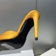 SAINT LAURENT PARIS 圣罗兰2026春夏新款高跟水钻女鞋 YSL字母logo五金扣尖头细跟穆勒凉拖鞋 SAINT LAURENT PARIS 圣罗兰2026春夏新款高跟水钻女鞋 YSL字母logo五金扣尖头细跟穆勒凉拖鞋