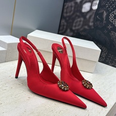 SAINT LAURENT PARIS 圣罗兰2026春夏新款高跟水钻女鞋 YSL字母logo五金扣尖头细跟后空凉鞋 SAINT LAURENT PARIS 圣罗兰2026春夏新款高跟水钻女鞋 YSL字母logo五金扣尖头细跟后空凉鞋