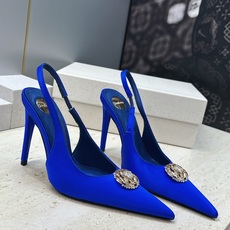 SAINT LAURENT PARIS 圣罗兰2026春夏新款高跟水钻女鞋 YSL字母logo五金扣尖头细跟后空凉鞋 SAINT LAURENT PARIS 圣罗兰2026春夏新款高跟水钻女鞋 YSL字母logo五金扣尖头细跟后空凉鞋