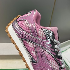 Bottega Veneta 葆蝶家2026春夏情侣新款系带休闲运动鞋 BV字母logo厚底圆头拼色老爹跑鞋 材质鞋面原 Bottega Veneta 葆蝶家2026春夏情侣新款系带休闲运动鞋 BV字母logo厚底圆头拼色老爹跑鞋 材质鞋面原