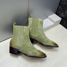 CELINE 2026秋冬新款游牧风格机车女短靴 瑟琳字母logo粗跟尖头切尔西骑士靴 材质鞋面定制进口小牛皮/进口羊猄 CELINE 2026秋冬新款游牧风格机车女短靴 瑟琳字母logo粗跟尖头切尔西骑士靴 材质鞋面定制进口小牛皮/进口羊猄