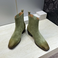 CELINE 2026秋冬新款游牧风格机车女短靴 瑟琳字母logo粗跟尖头切尔西骑士靴 材质鞋面定制进口小牛皮/进口羊猄 CELINE 2026秋冬新款游牧风格机车女短靴 瑟琳字母logo粗跟尖头切尔西骑士靴 材质鞋面定制进口小牛皮/进口羊猄