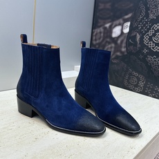 CELINE 2026秋冬新款游牧风格机车女短靴 瑟琳字母logo粗跟尖头切尔西骑士靴 材质鞋面定制进口小牛皮/进口羊猄 CELINE 2026秋冬新款游牧风格机车女短靴 瑟琳字母logo粗跟尖头切尔西骑士靴 材质鞋面定制进口小牛皮/进口羊猄