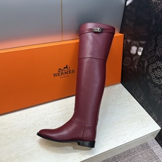 Hermes爱马仕 2026秋冬新款 Box JumPling朋克风格Kelly扣高筒过膝拼色气场女长靴 H家字母log Hermes爱马仕 2026秋冬新款 Box JumPling朋克风格Kelly扣高筒过膝拼色气场女长靴 H家字母log