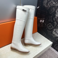 Hermes爱马仕 2026秋冬新款 Box JumPling朋克风格Kelly扣高筒过膝拼色气场女长靴 H家字母log Hermes爱马仕 2026秋冬新款 Box JumPling朋克风格Kelly扣高筒过膝拼色气场女长靴 H家字母log