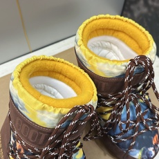 MOON BOOT 2026秋冬新款情侣新款时尚系带拼色女短靴 Park Soulmate 防寒保暖羽绒平底圆头雪地靴 MOON BOOT 2026秋冬新款情侣新款时尚系带拼色女短靴 Park Soulmate 防寒保暖羽绒平底圆头雪地靴