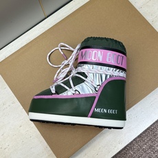 MOON BOOT 2026秋冬新款情侣新款时尚系带拼色女短靴 Park Soulmate 防寒保暖羽绒平底圆头雪地靴 MOON BOOT 2026秋冬新款情侣新款时尚系带拼色女短靴 Park Soulmate 防寒保暖羽绒平底圆头雪地靴