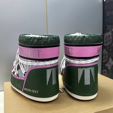 MOON BOOT 2026秋冬新款情侣新款时尚系带拼色女短靴 Park Soulmate 防寒保暖羽绒平底圆头雪地靴 MOON BOOT 2026秋冬新款情侣新款时尚系带拼色女短靴 Park Soulmate 防寒保暖羽绒平底圆头雪地靴