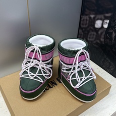 MOON BOOT 2026秋冬新款情侣新款时尚系带拼色女短靴 Park Soulmate 防寒保暖羽绒平底圆头雪地靴 MOON BOOT 2026秋冬新款情侣新款时尚系带拼色女短靴 Park Soulmate 防寒保暖羽绒平底圆头雪地靴