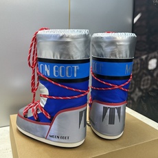 MOON BOOT 2026秋冬新款情侣新款时尚系带拼色中筒女靴 Park Soulmate 防寒保暖羽绒平底圆头雪地 MOON BOOT 2026秋冬新款情侣新款时尚系带拼色中筒女靴 Park Soulmate 防寒保暖羽绒平底圆头雪地