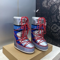 MOON BOOT 2026秋冬新款情侣新款时尚系带拼色中筒女靴 Park Soulmate 防寒保暖羽绒平底圆头雪地 MOON BOOT 2026秋冬新款情侣新款时尚系带拼色中筒女靴 Park Soulmate 防寒保暖羽绒平底圆头雪地