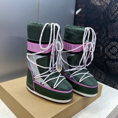 MOON BOOT 2026秋冬新款情侣新款时尚系带拼色中筒女靴 Park Soulmate 防寒保暖羽绒平底圆头雪地 MOON BOOT 2026秋冬新款情侣新款时尚系带拼色中筒女靴 Park Soulmate 防寒保暖羽绒平底圆头雪地