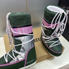 MOON BOOT 2026秋冬新款情侣新款时尚系带拼色中筒女靴 Park Soulmate 防寒保暖羽绒平底圆头雪地 MOON BOOT 2026秋冬新款情侣新款时尚系带拼色中筒女靴 Park Soulmate 防寒保暖羽绒平底圆头雪地