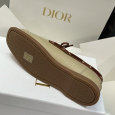 (配全套飞机盒) 莞货 代购级 Dior 迪奥2026秋冬新款 Archie 平底方头系带女船鞋 CD字母logo五金扣 (配全套飞机盒) 莞货 代购级 Dior 迪奥2026秋冬新款 Archie 平底方头系带女船鞋 CD字母logo五金扣