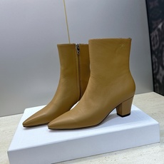 CELINE 2026秋冬新款中跟及裸机车女短靴 瑟琳字母logo粗跟尖头侧拉链拼色马丁骑士靴 材质鞋面定制进口小牛皮+ CELINE 2026秋冬新款中跟及裸机车女短靴 瑟琳字母logo粗跟尖头侧拉链拼色马丁骑士靴 材质鞋面定制进口小牛皮+