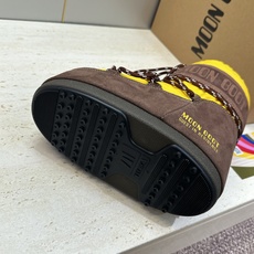 MOON BOOT 2026秋冬新款情侣新款时尚系带拼色女短靴 Park Soulmate 防寒保暖羽绒平底圆头雪地靴 MOON BOOT 2026秋冬新款情侣新款时尚系带拼色女短靴 Park Soulmate 防寒保暖羽绒平底圆头雪地靴