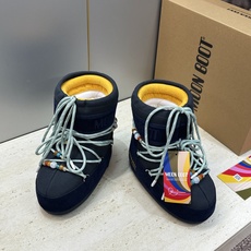 MOON BOOT 2026秋冬新款情侣新款时尚系带拼色女短靴 Park Soulmate 防寒保暖羽绒平底圆头雪地靴 MOON BOOT 2026秋冬新款情侣新款时尚系带拼色女短靴 Park Soulmate 防寒保暖羽绒平底圆头雪地靴