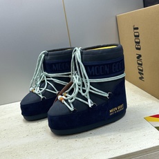 MOON BOOT 2026秋冬新款情侣新款时尚系带拼色女短靴 Park Soulmate 防寒保暖羽绒平底圆头雪地靴 MOON BOOT 2026秋冬新款情侣新款时尚系带拼色女短靴 Park Soulmate 防寒保暖羽绒平底圆头雪地靴