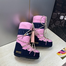 MOON BOOT 2026秋冬新款情侣新款时尚系带拼色中筒女靴 Park Soulmate 防寒保暖羽绒平底圆头雪地 MOON BOOT 2026秋冬新款情侣新款时尚系带拼色中筒女靴 Park Soulmate 防寒保暖羽绒平底圆头雪地