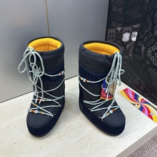 MOON BOOT 2026秋冬新款情侣新款时尚系带拼色中筒女靴 Park Soulmate 防寒保暖羽绒平底圆头雪地 MOON BOOT 2026秋冬新款情侣新款时尚系带拼色中筒女靴 Park Soulmate 防寒保暖羽绒平底圆头雪地