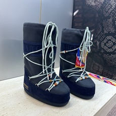 MOON BOOT 2026秋冬新款情侣新款时尚系带拼色中筒女靴 Park Soulmate 防寒保暖羽绒平底圆头雪地 MOON BOOT 2026秋冬新款情侣新款时尚系带拼色中筒女靴 Park Soulmate 防寒保暖羽绒平底圆头雪地