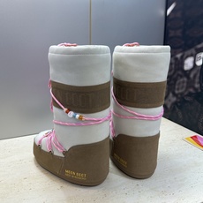 MOON BOOT 2026秋冬新款情侣新款时尚系带拼色中筒女靴 Park Soulmate 防寒保暖羽绒平底圆头雪地 MOON BOOT 2026秋冬新款情侣新款时尚系带拼色中筒女靴 Park Soulmate 防寒保暖羽绒平底圆头雪地