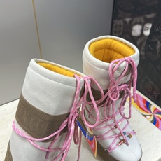 MOON BOOT 2026秋冬新款情侣新款时尚系带拼色中筒女靴 Park Soulmate 防寒保暖羽绒平底圆头雪地 MOON BOOT 2026秋冬新款情侣新款时尚系带拼色中筒女靴 Park Soulmate 防寒保暖羽绒平底圆头雪地