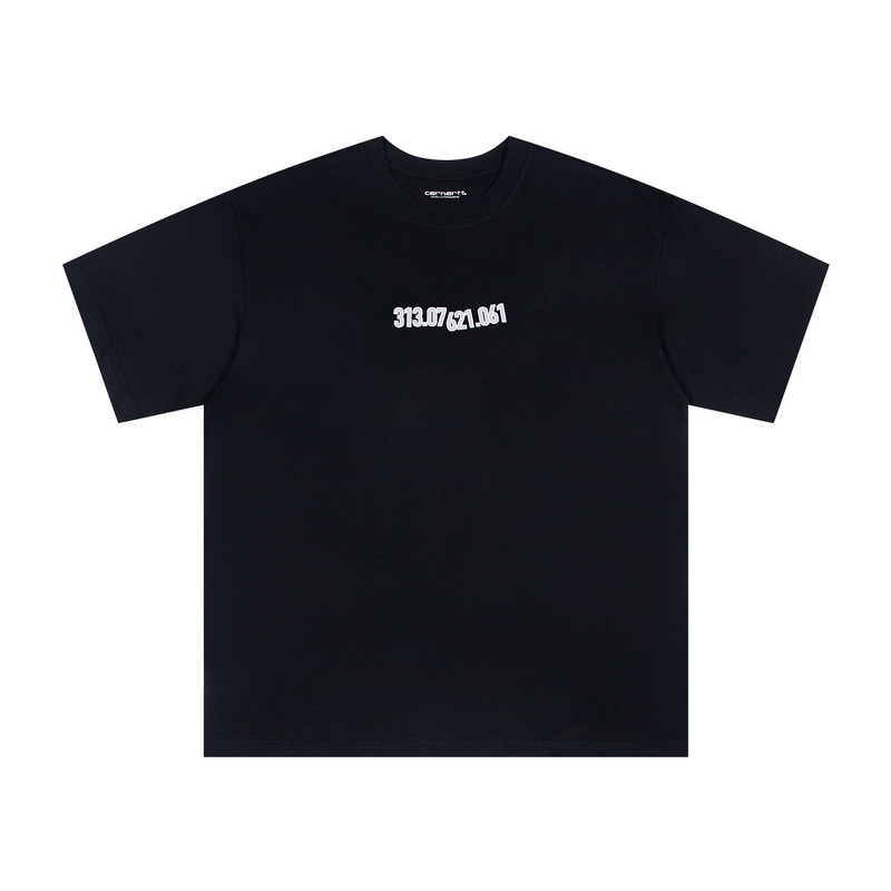 Carhartt WIP 25sss Network 313 Black & White Tee, 260g Stylist Fabric, Multiple Sizes