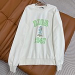 Buy The Best Replica
 Dior Store
 Clothing Sweatshirts Black White Printing Unisex Spring/Summer Collection