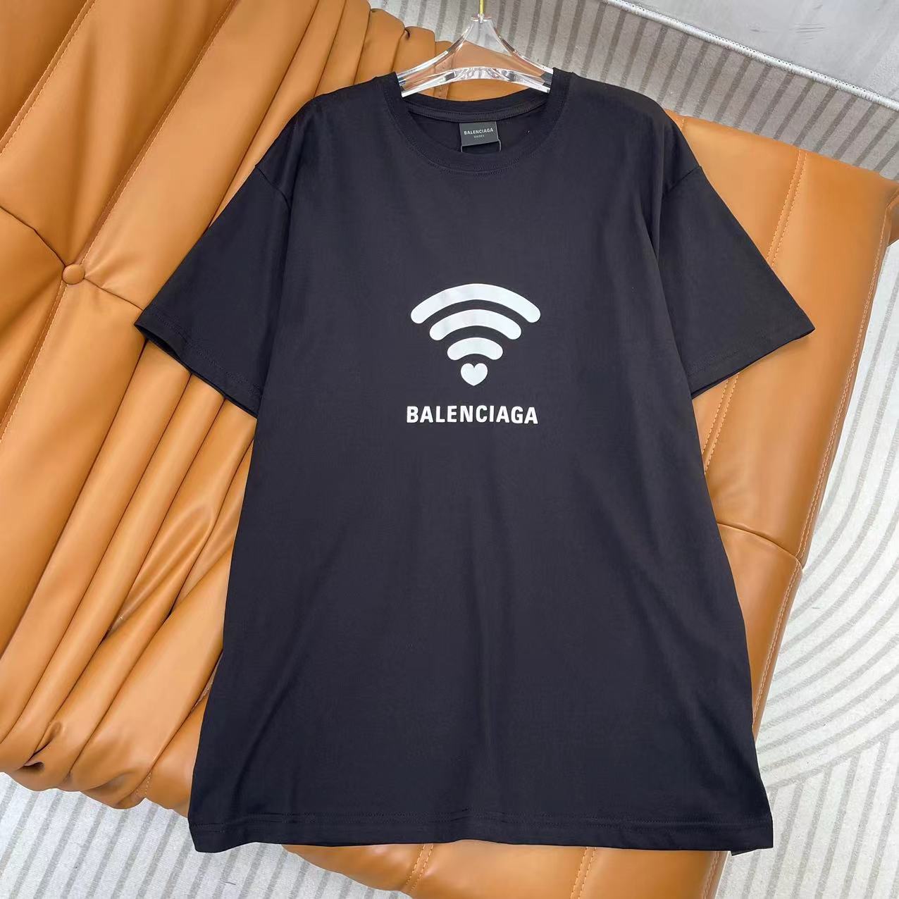 Balenciaga Groothandel
 Kleding T-Shirt Afdrukken Unisex Katoen Korte mouw