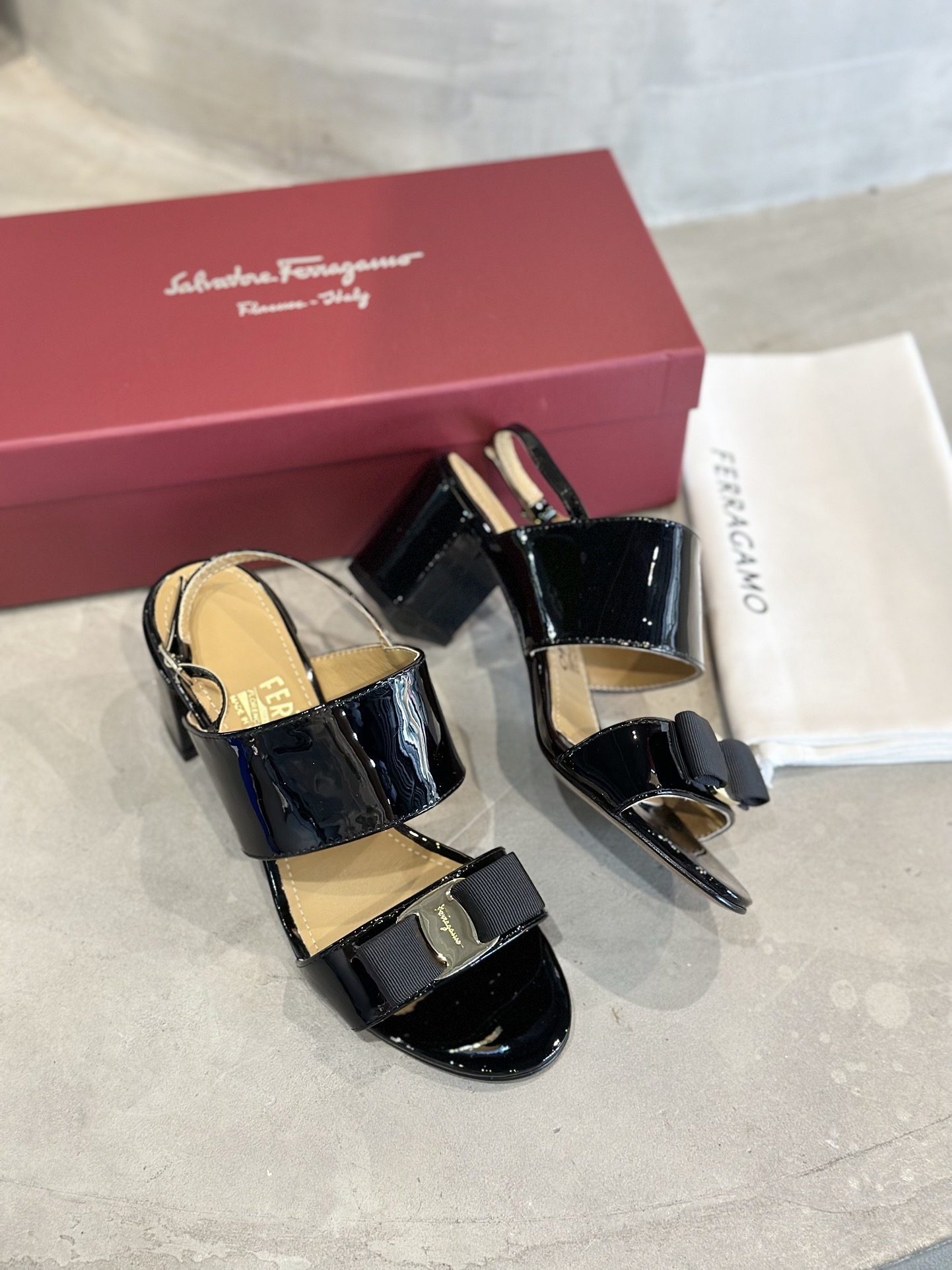 Fashionable Plant Price: Salvatore Ferragamo Women’s Shoes with Soft Cow and Sheep Leather - 图片 7