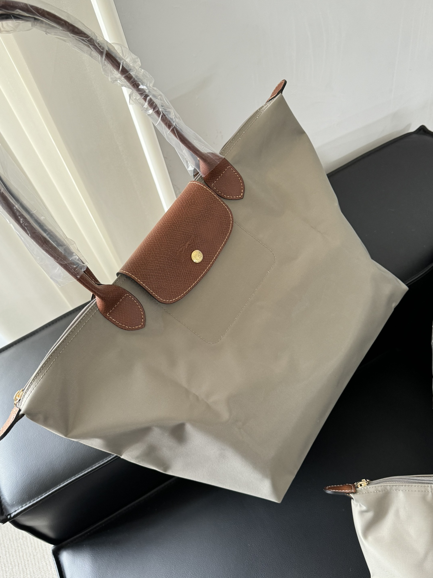Longchamp ～最后一个浅灰色，一年四季都好配的颜色 咱们出mini的时候可是最抢手的