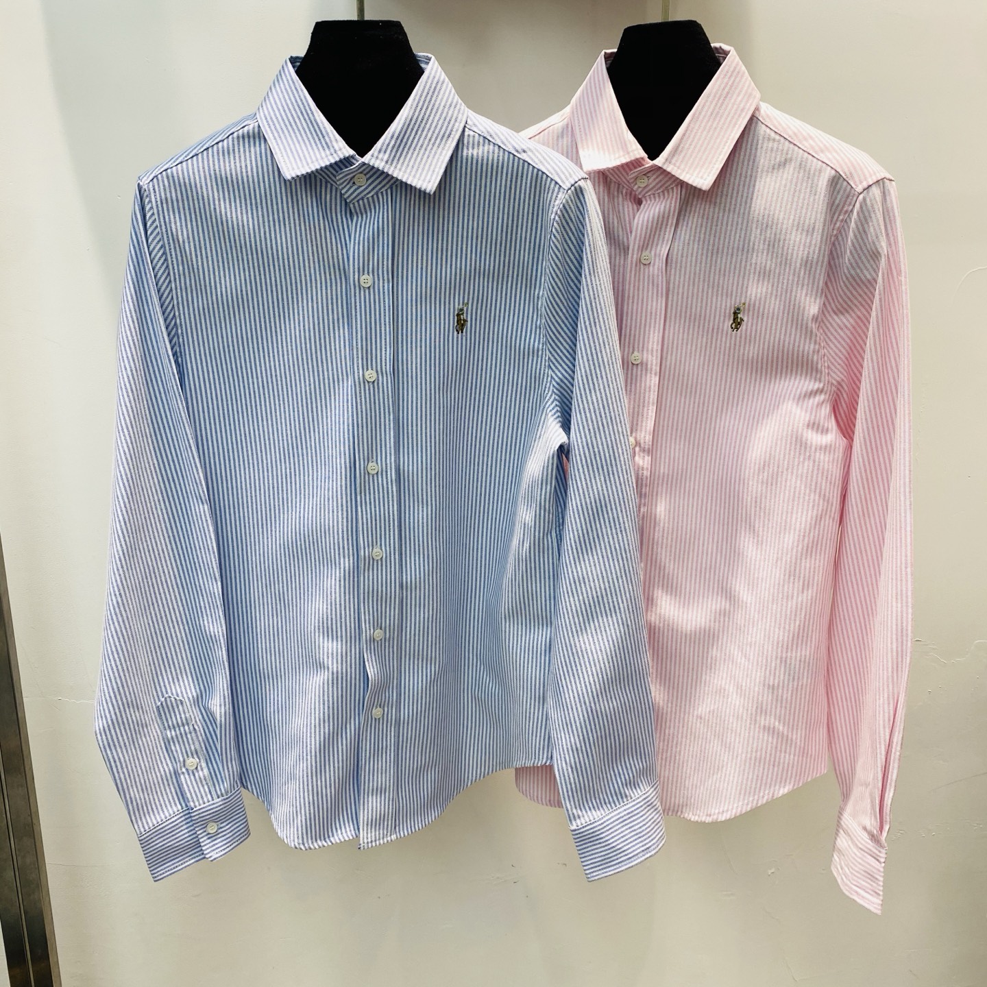 NO:314695,New Polo Ralph Laure Classic Logo Embroidered Striped Long Sleeve Shirt SML, Loro Piana, Shirts, Alexander Wang19860909新款Polo Ralph Laure*拉夫*经典logo刺绣条纹长袖衬衫SML,,loro piana,shirts,alexander wang,Women's clothing