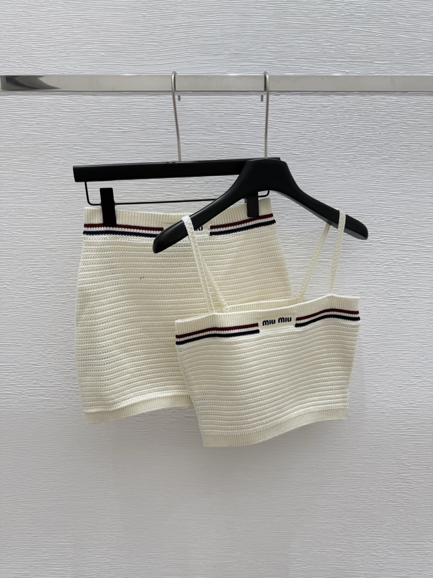 NO:419543,M Home New Summer Style Hollow Knitted Two-Piece Set Color White Size 36.38.40, Alexander Wang19860909M家 夏季新款 镂空针织两件套 颜色白色 尺码36.38.40,,alexander wang,Women's clothing