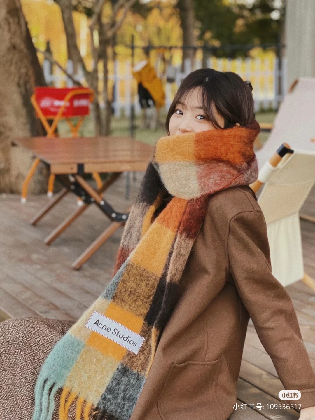Acne Studios 艾克妮马海毛围巾